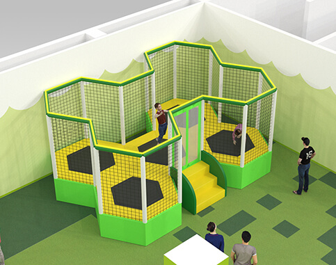 ハニカム型トランポリン